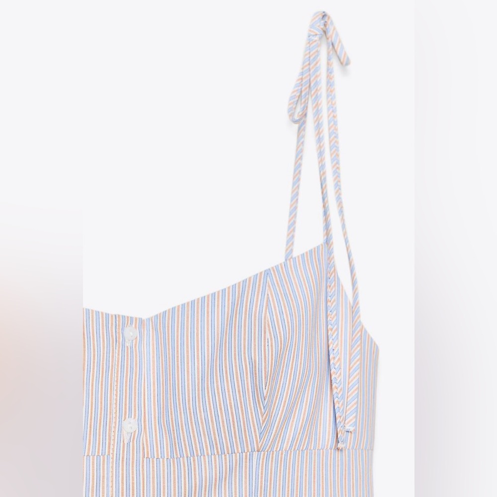 SHORT STRIPED DRESS - Picture 8 of 8